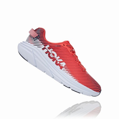 Hoka One One RINCON 2 Road Running Shoes For Women India Red IN-0916